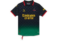 OFF-WHITE x Puma AC Milan Authentic Jersey Black/Power Green