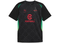 OFF-WHITE x Puma AC Milan Pre-Match S/S Jersey Black/Red