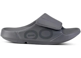 OOFOS OOahh Sport Flex Slide Slate - vue 360