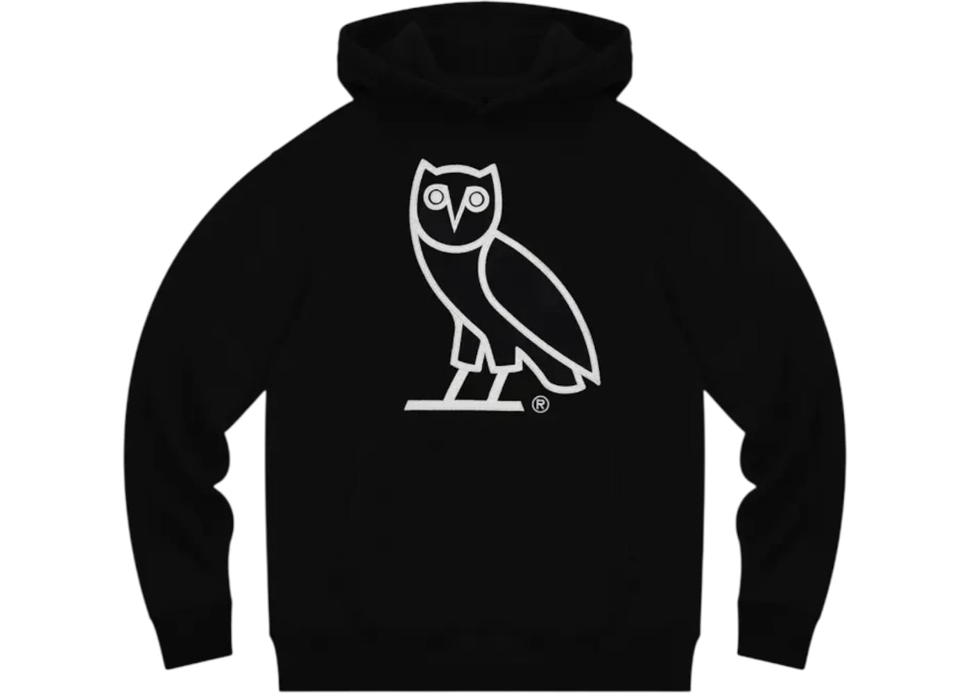 OVO After Dark Glow in the Dark OG Owl Hoodie Black - vue secondaire A