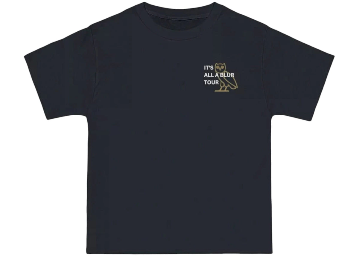 OVO Drake It's All a Blur Tour T-shirt Black - vue secondaire B