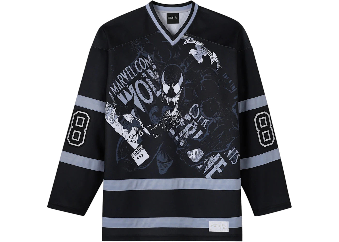 OVO Marvel Venom Hockey Jersey Black - vue secondaire A