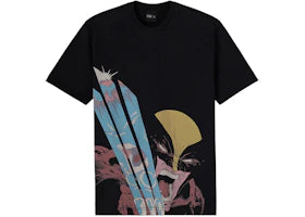 OVO Marvel Wolverine Masthead Tee Fade Out Black