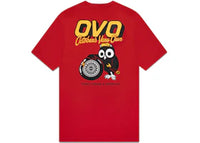 OVO Mechanic Owl T-shirt Red