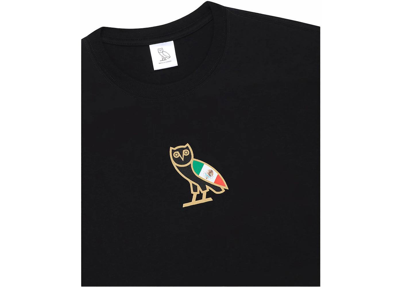 OVO Mexico Mini OG Owl T-shirt Black - vue secondaire A