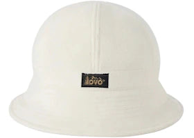 OVO Microfleece Bucket Hat Cream - vue 360