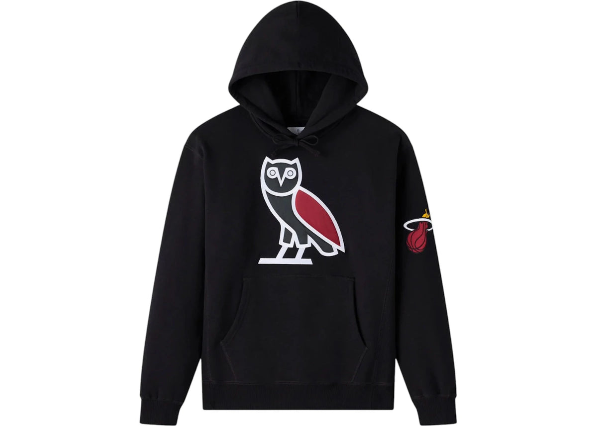 OVO NBA Miami Heat Hoodie Black - vue secondaire A
