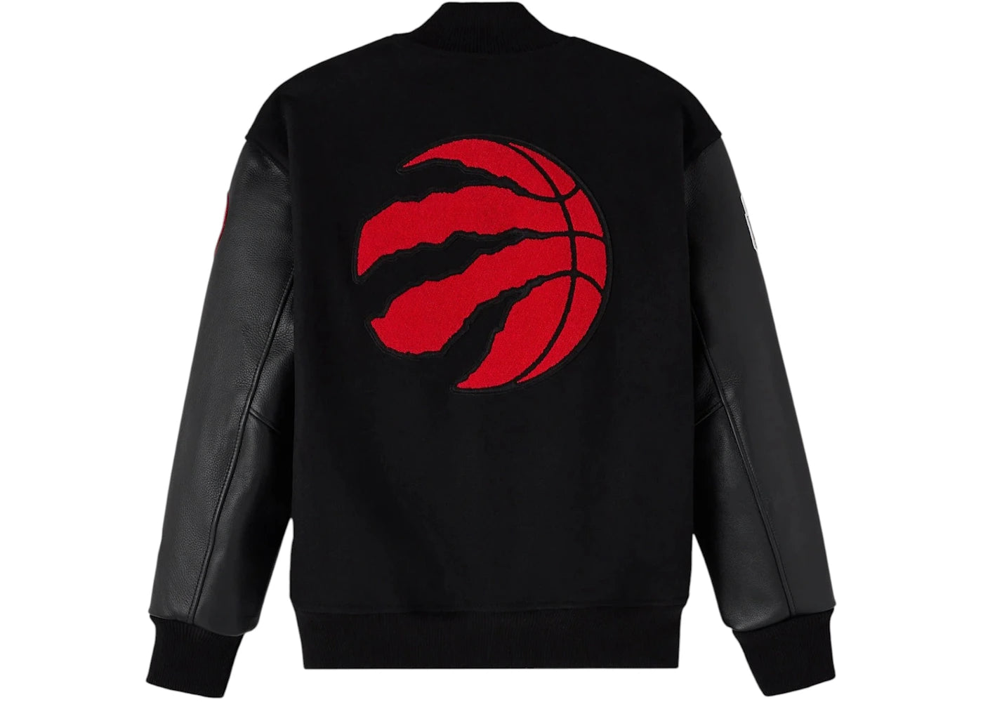 OVO NBA Toronto Raptors Varsity Jacket Black - vue secondaire B