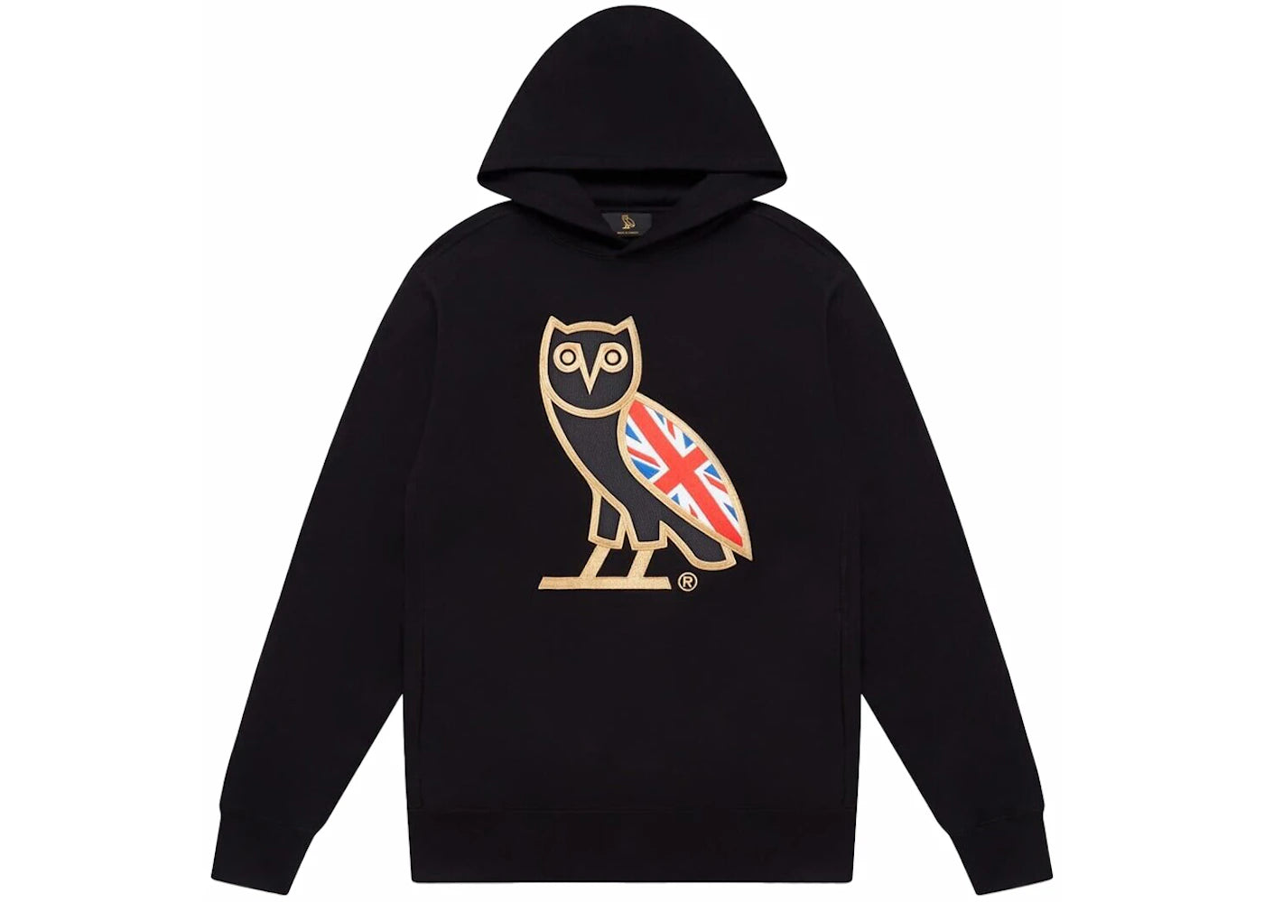 OVO OG Owl UK Hoodie Black - vue secondaire A