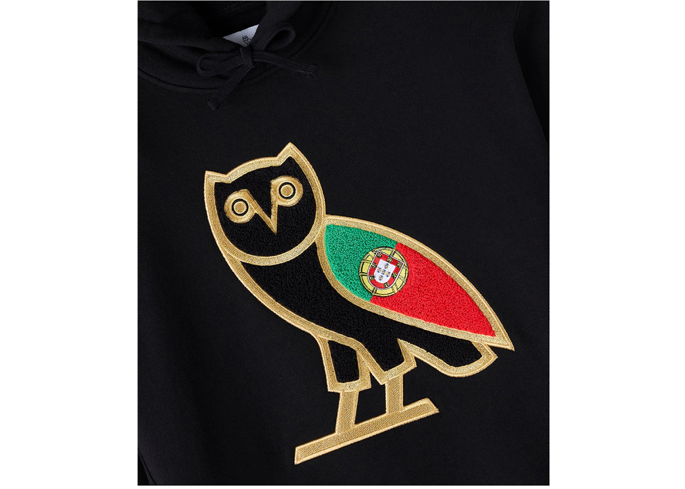 OVO Portugal OG Owl Hoodie Black - vue secondaire A