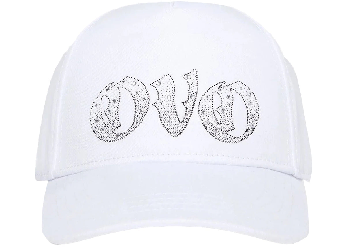 OVO Rhinestone Sportcap White - vue 360