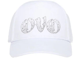 OVO Rhinestone Sportcap White - vue 360