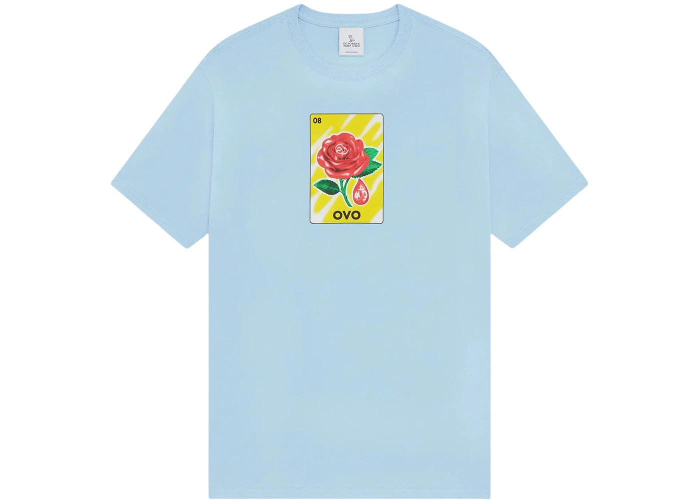 OVO Rose T-shirt Light Blue - vue secondaire A