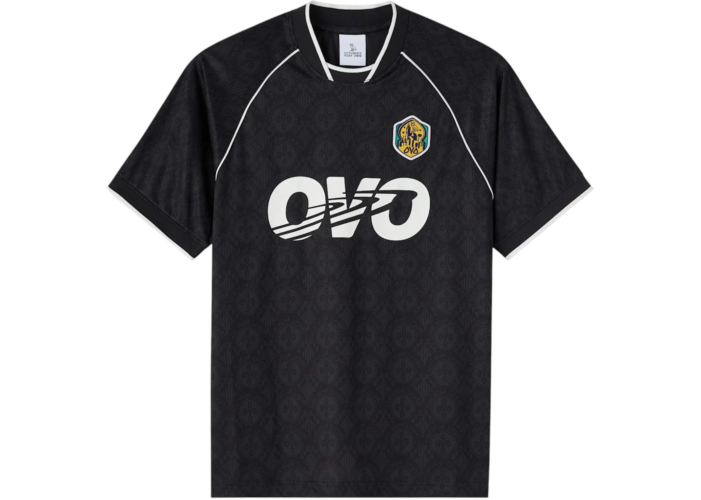 OVO Soccer Jersey Black - vue secondaire A