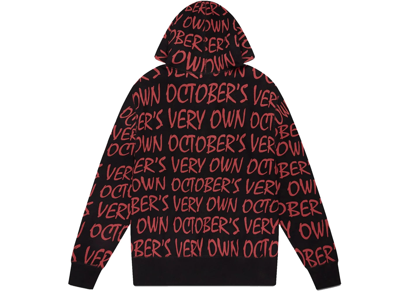 OVO W.T.T.F. Repeat Hoodie Black - vue secondaire B