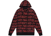 OVO W.T.T.F. Repeat Hoodie Black