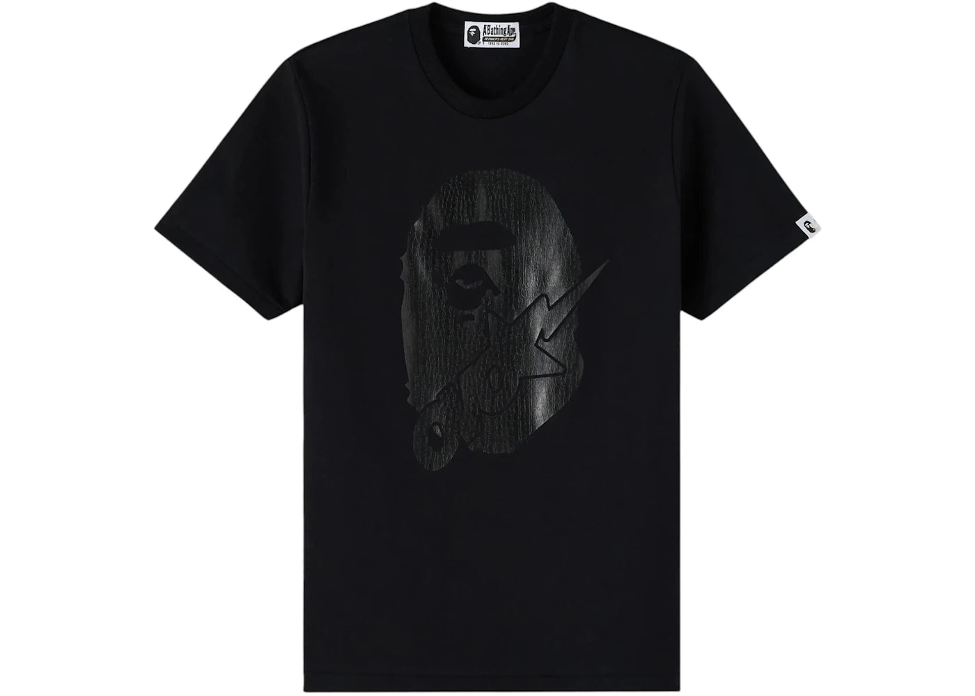 OVO x BAPE-STA Crocodile Print Tee Black - vue secondaire A