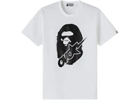 OVO x BAPE-STA Crocodile Print Tee White