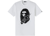 OVO x BAPE-STA Crocodile Print Tee White