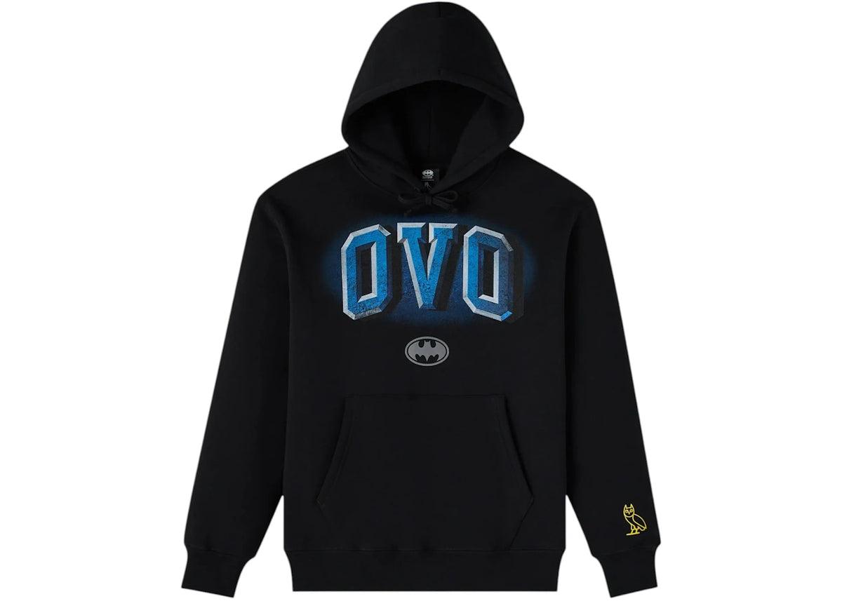 OVO x Batman 1989 Arch Hoodie Black - vue secondaire A