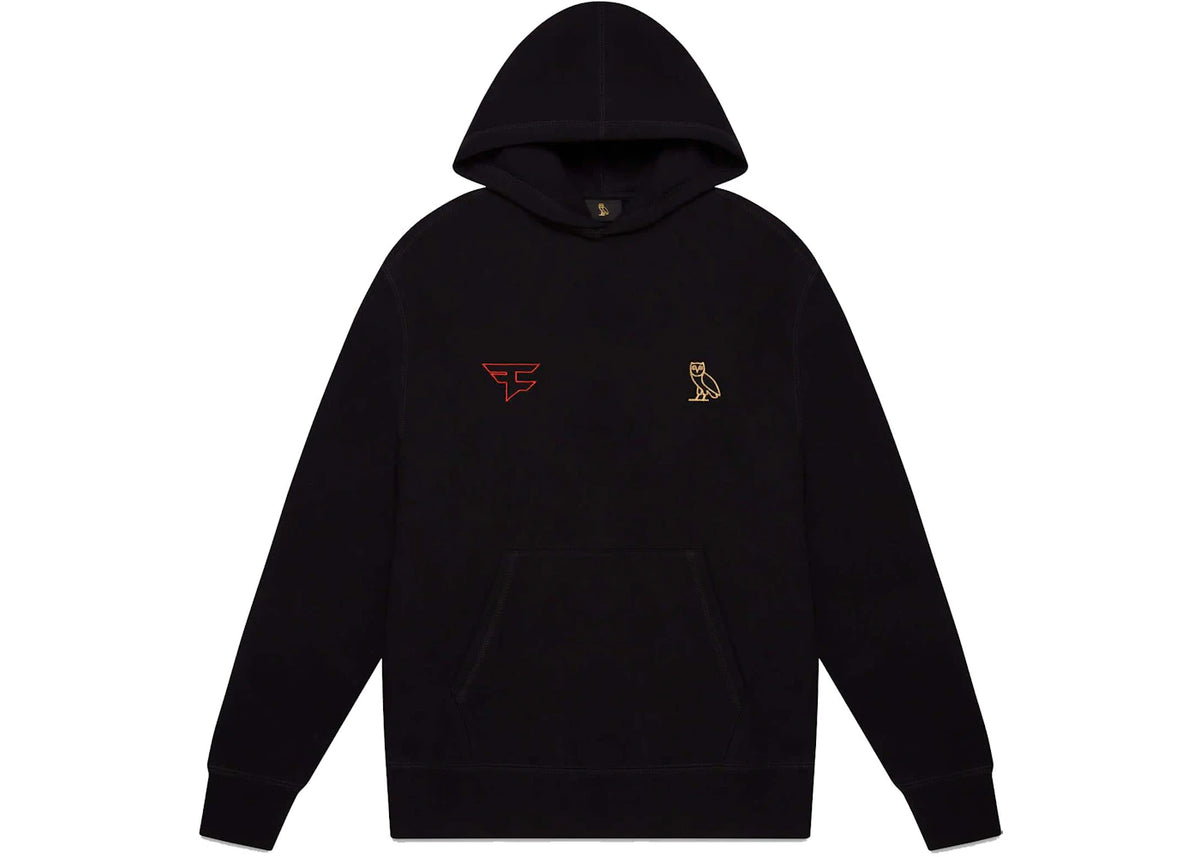 OVO x Faze Clan Gamer Hoodie Black - vue secondaire A
