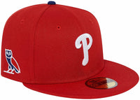 OVO x MLB Philadelphia Phillies New Era Hat Red