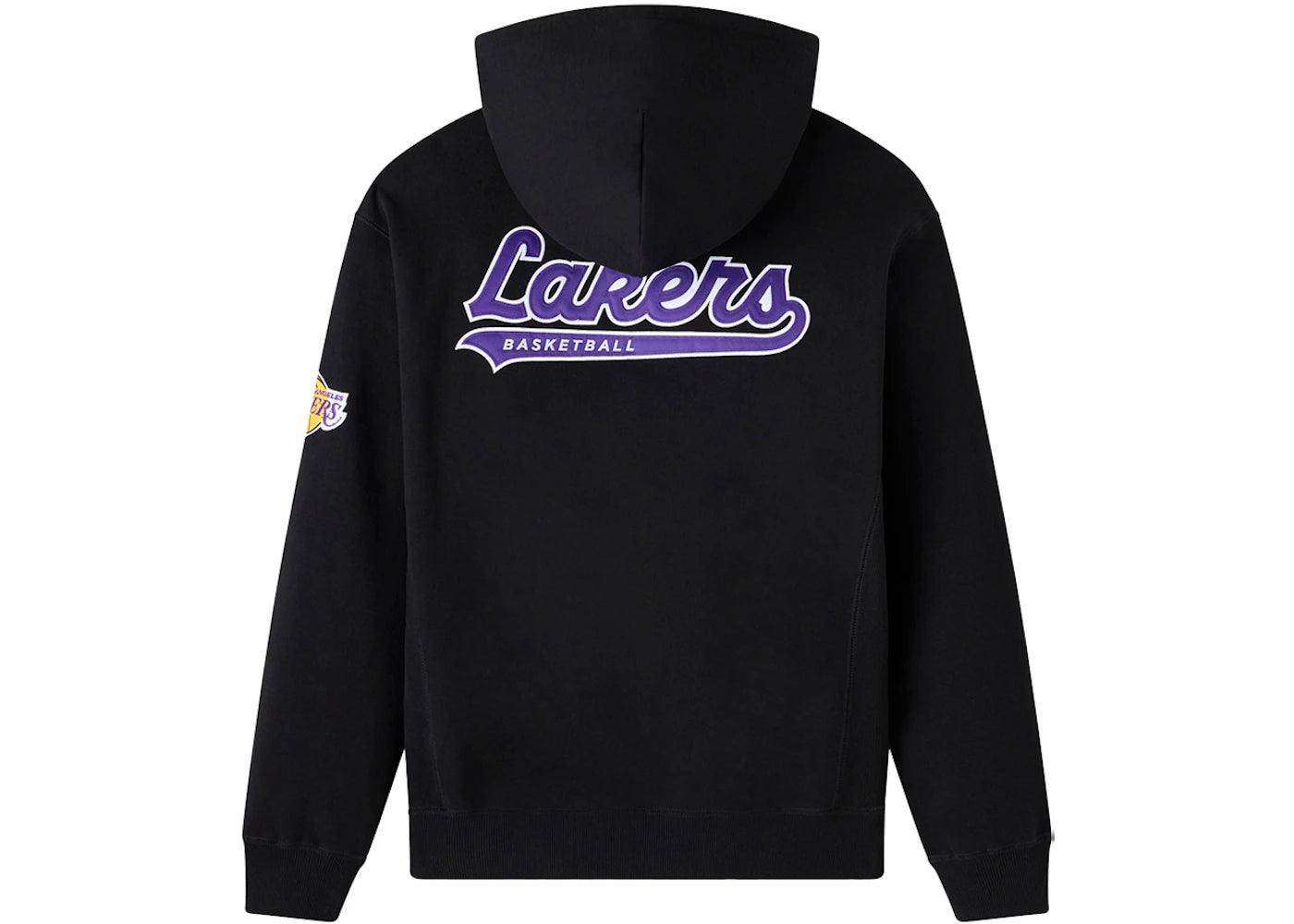 OVO x NBA Los Angeles Lakers OG Owl Hoodie Black - vue secondaire B