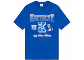 OVO x NCAA Kentucky Wildcats T-Shirt Blue