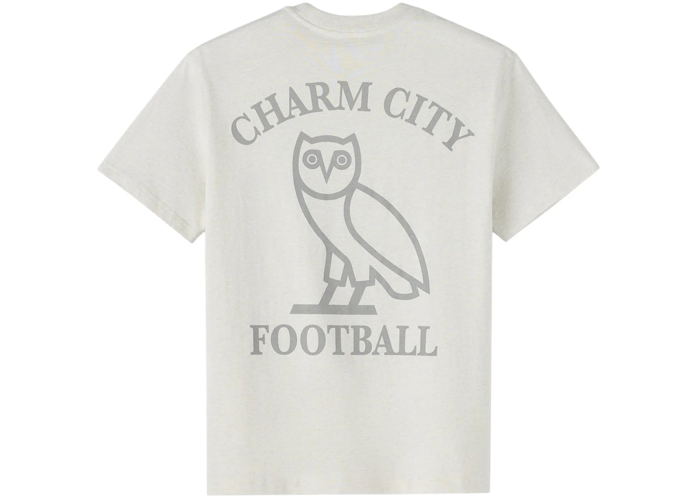 OVO x NFL Baltimore Ravens Graphic Team T-Shirt Ash Heather Grey - vue secondaire B