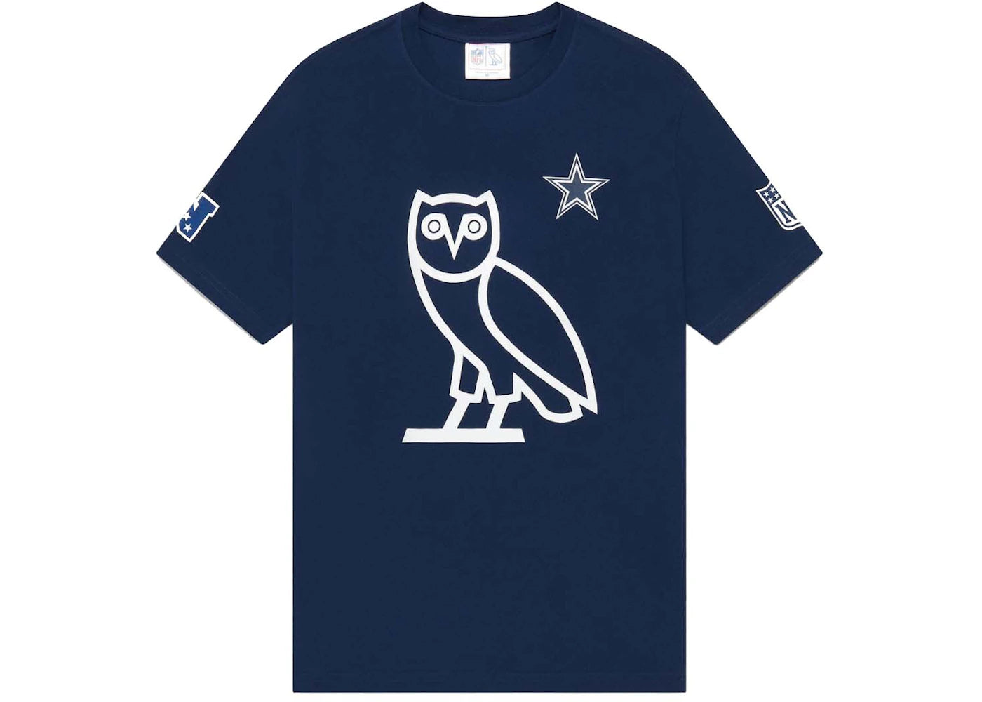 OVO x NFL Dallas Cowboys OG Owl T-Shirt Navy - vue secondaire A