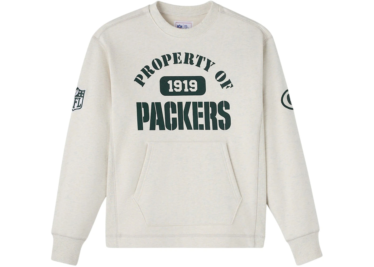 OVO x NFL Green Bay Packers Crewneck Sweatshirt Gray - vue secondaire A