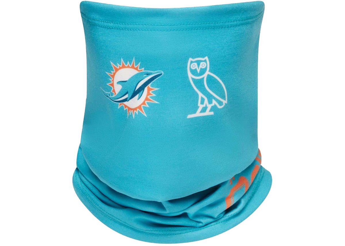 OVO x NFL Miami Dolphins Neck Gaiter Teal - vue secondaire A