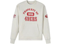 OVO x NFL San Francisco 49ers Crewneck Sweatshirt Gray