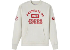 OVO x NFL San Francisco 49ers Crewneck Sweatshirt Gray