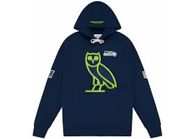 OVO x NFL Seattle Seahawks OG Hoodie Blue