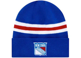 OVO x NHL New York Rangers Beanie Hat Blue - vue 360