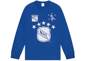 OVO x NHL New York Rangers L/S T-shirt Blue