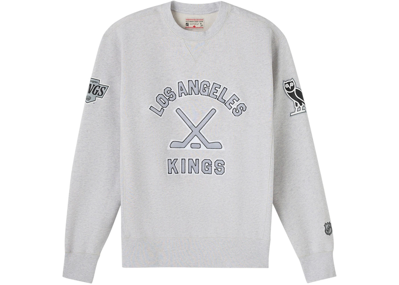 OVO x Nhl Los Angeles Kings Crewneck Sweatshirt Gray - vue secondaire A