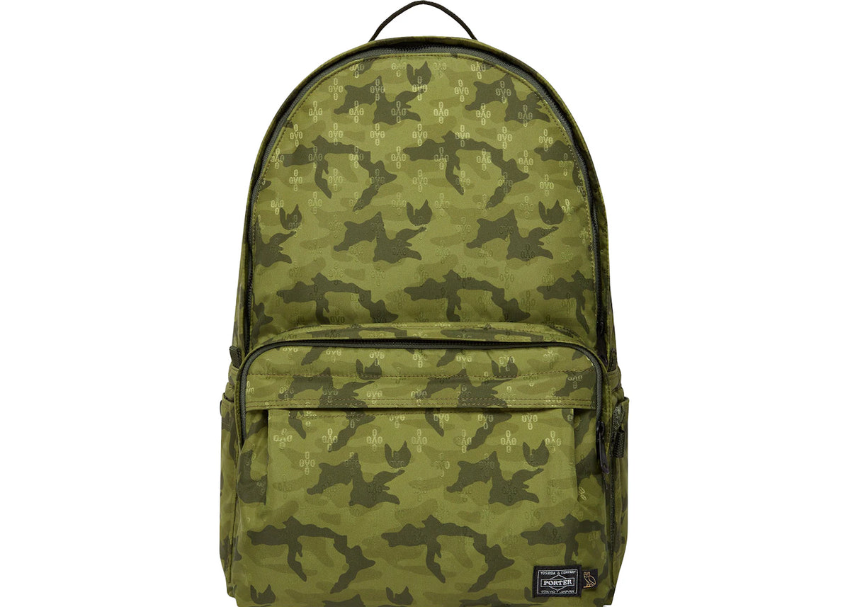 OVO x Porter Daypack Green Camo - vue 360