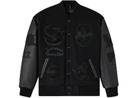 OVO x Scarborough Shooting Stars Championship Varsity Jacket Triple Black