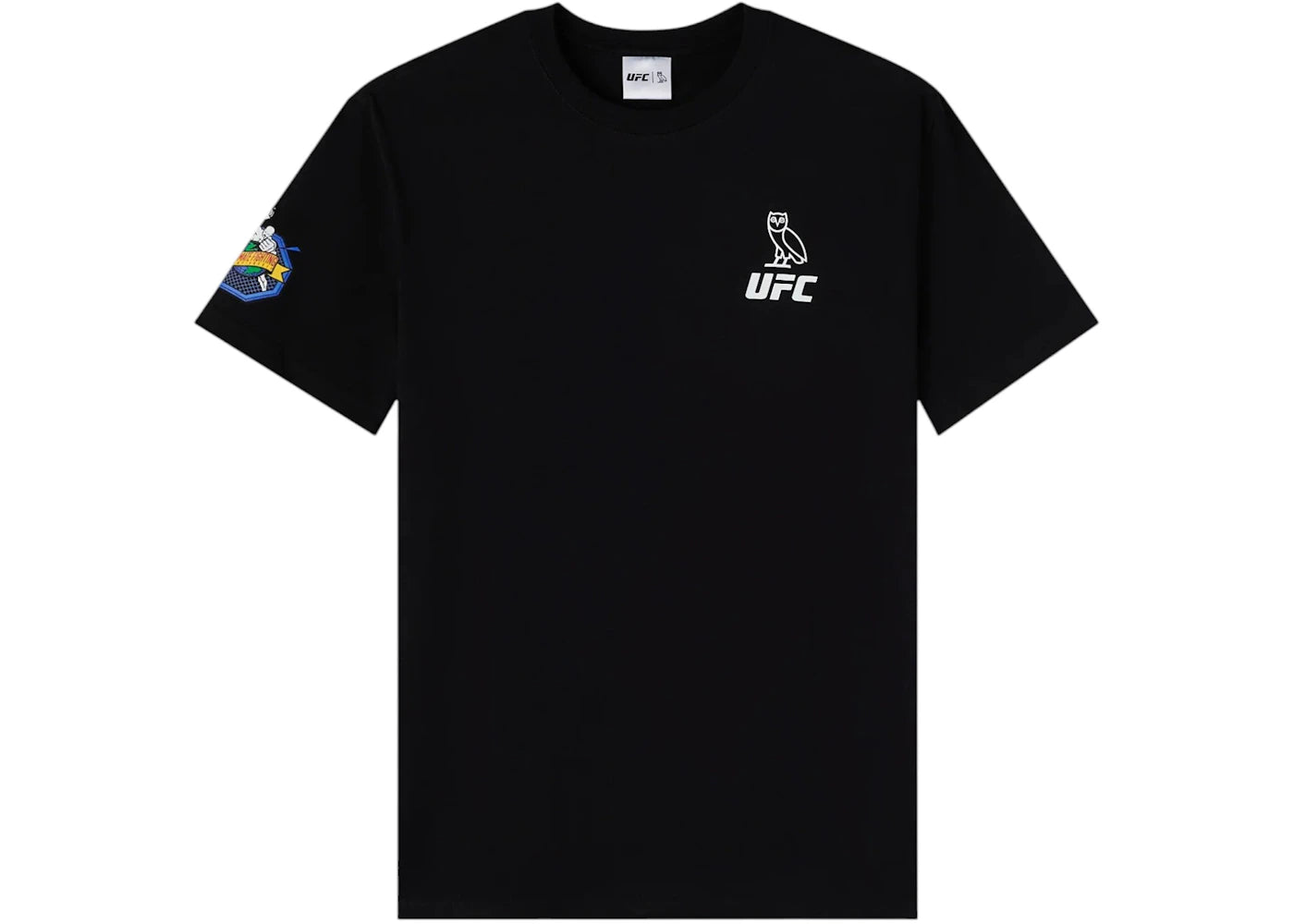 OVO x UFC Flame Logo T-shirt Black - vue secondaire A