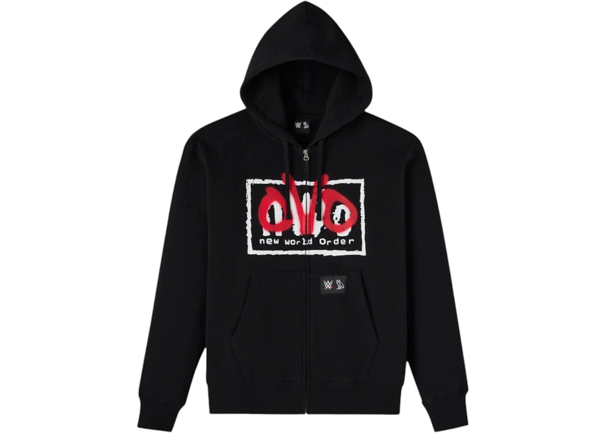 OVO x WWE New World Order Full-Zip Hoodie Black - vue secondaire A