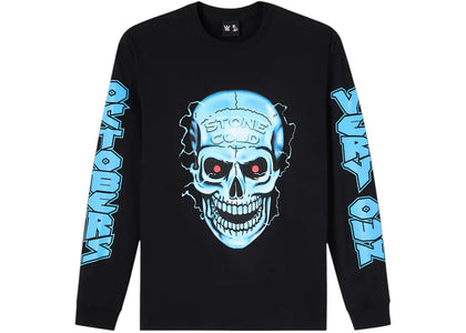 OVO x WWE Stone Cold Steve Austin L/S Tee Black - product view 2