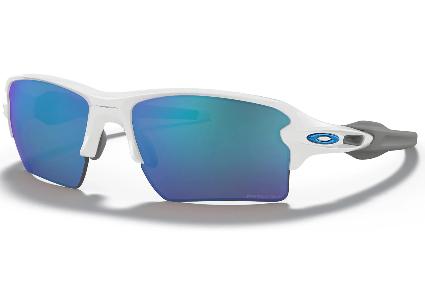 Oakley Flak 2.0 XL Sunglasses Polished White/Prizm Sapphire (OO9188-9459) - vue secondaire A