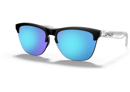 Oakley Frogskins Lite Sunglasses Matte Black/Prizm Sapphire (OO9374-0263) - authentic Oakley product