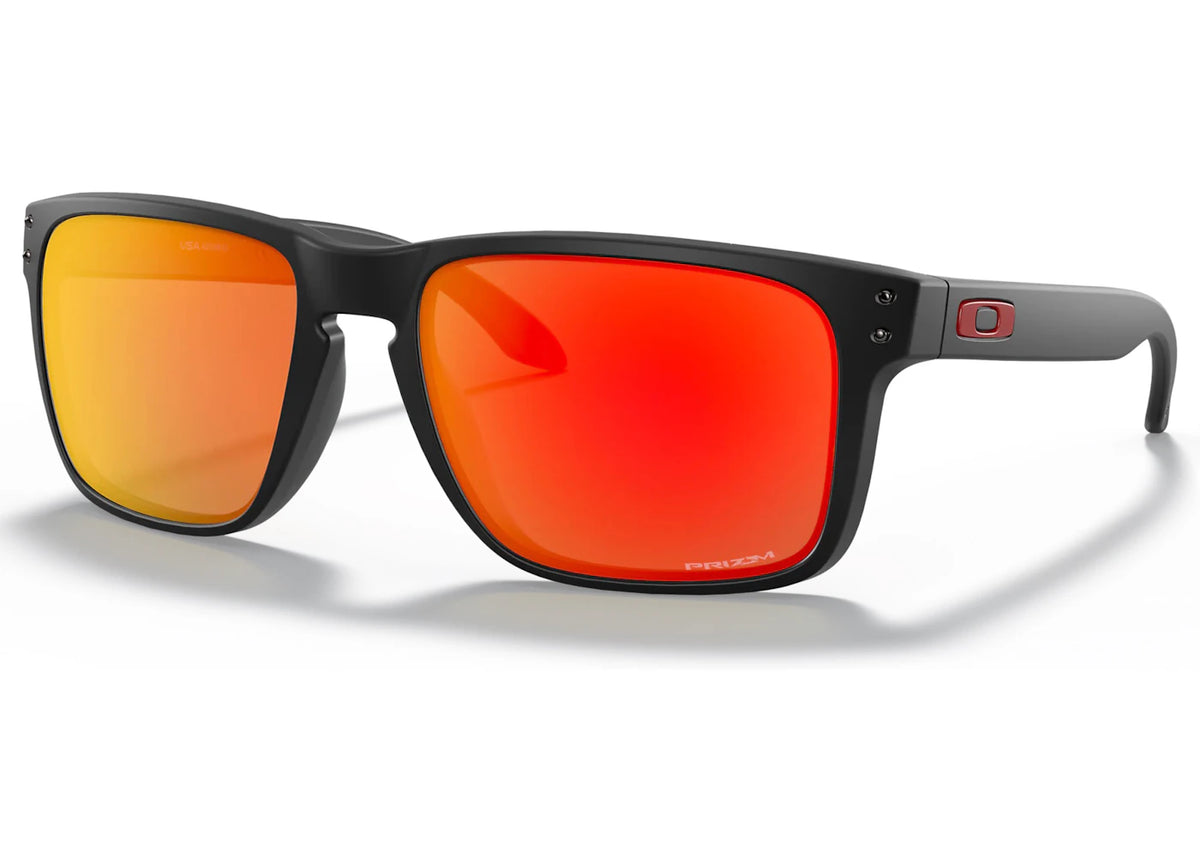 Oakley Holbrook XL Sunglasses Matte Black/Prizm Ruby (OO9417-0459) - vue secondaire A