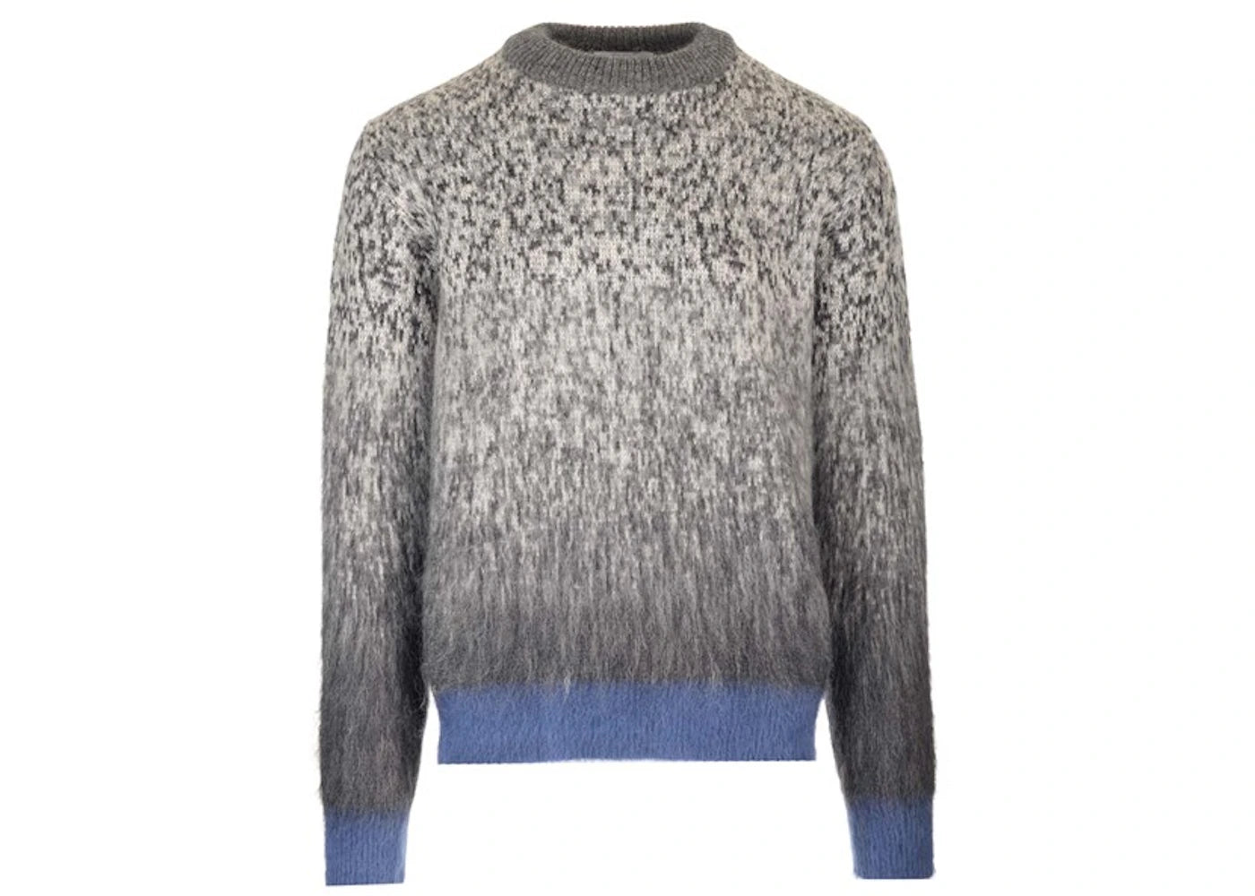 OFF-WHITE Arrows-Print Degradé-Effect Jumper Grey/Blue - vue secondaire A