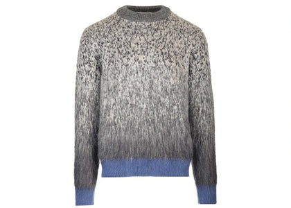OFF-WHITE Arrows-Print Degradé-Effect Jumper Grey/Blue - product view 2