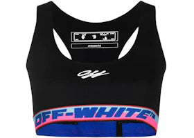 OFF-WHITE Athleisure Logo Bra Top Black/Blue/Pink