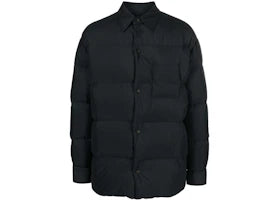 OFF-WHITE Button-Front Puffer Jacket Black - authentic OFF-WHITE apparel